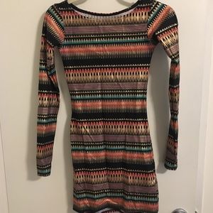 Black Milk Zig Zag Bodycon Dress